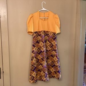 Vintage 70s handmade dress